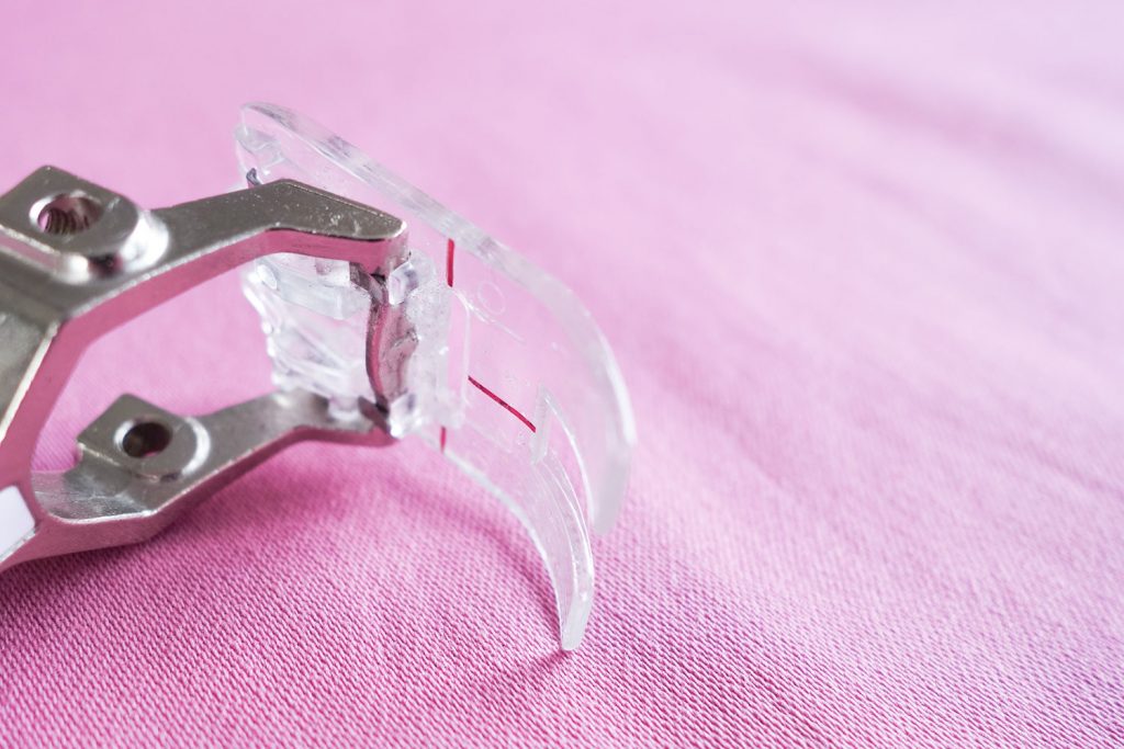 Klarsichtfuß Markierungen