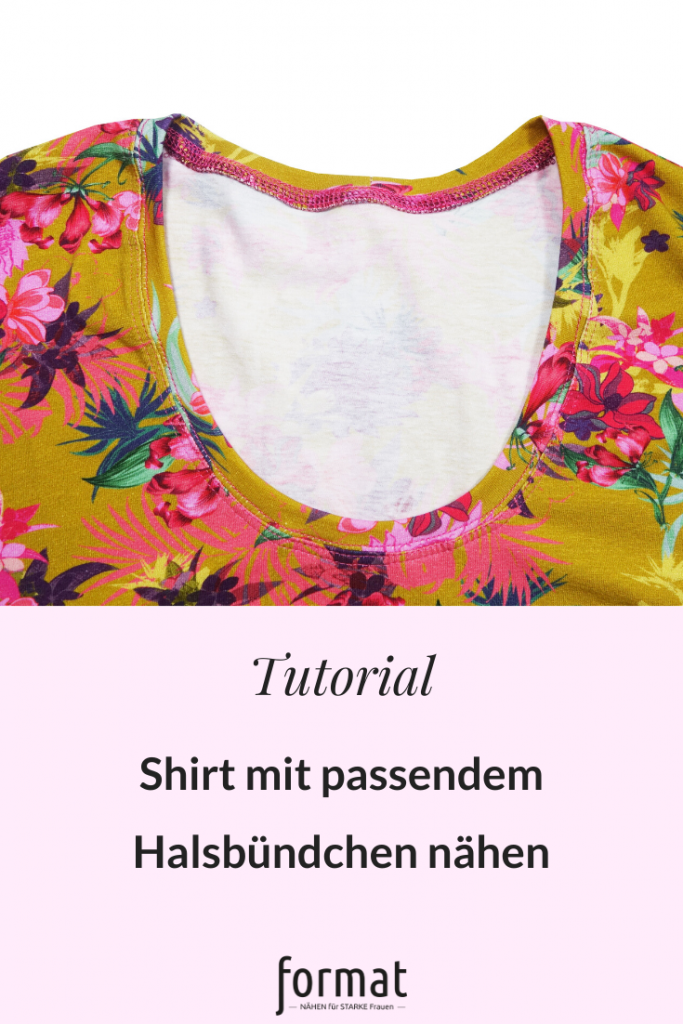 Shirt mit passendem Halsbündchen nähen