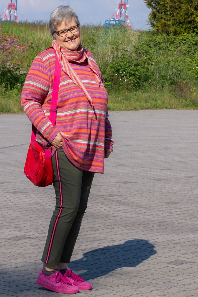 Tasche für große Größen selber nähen: die Alltagsheldin